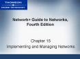 Network  Guide to Networks, Fourth Edition PowerPoint PPT Presentation