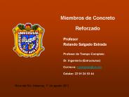 Miembros de Concreto Reforzado