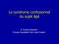 Le syndrome confusionnel du sujet  PowerPoint PPT Presentation