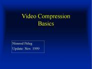 Video Compression Basics