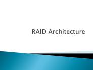 RAID Architecture