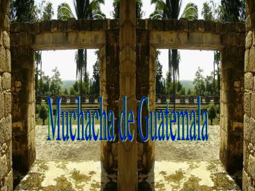 Muchacha de Guatemala