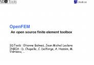 OpenFEM An open source finite element toolbox