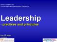 Leadership          - practices and principles PowerPoint PPT Presentation