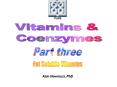 Vitamins PowerPoint PPT Presentation