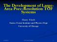 The Development of Large-Area Psec-Resolution TOF Systems PowerPoint PPT Presentation