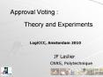 Approval Voting : PowerPoint PPT Presentation