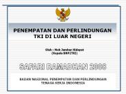 PENEMPATAN DAN PERLINDUNGAN TKI DI LUAR NEGERI