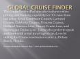Global Cruise Finder PowerPoint PPT Presentation