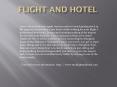 Flight And Hotel