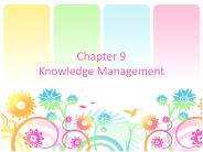 Chapter 9 Knowledge Management