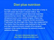 Diet plus nutrition
