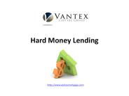 Hard Money Lending California