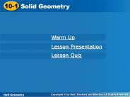 Solid Geometry