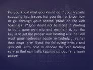 Advice When Looking For A Web Hosting Solution