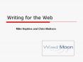 Writing for the Web PowerPoint PPT Presentation