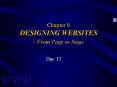 Chapter 8 DESIGNING WEBSITES - From Page to Stage PowerPoint PPT Presentation
