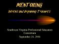 MENTORING Interns and Beginning Teachers PowerPoint PPT Presentation