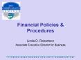 Financial Policies PowerPoint PPT Presentation