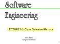 Software Engineering Lecture Slides PowerPoint PPT Presentation