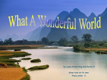 by Louis Armstrong and Kenny G