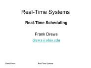 Real-Time Scheduling