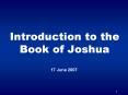 Introduction%20to%20the%20Book%20of%20Joshua PowerPoint PPT Presentation