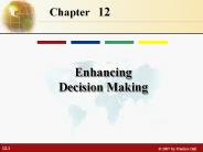 Enhancing Decision Making