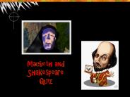 Macbeth and Shakespeare Quiz