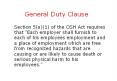 General Duty Clause PowerPoint PPT Presentation