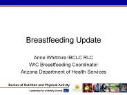 Breastfeeding Update