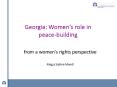 Georgia: Women PowerPoint PPT Presentation