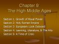 Chapter 9: The High Middle Ages PowerPoint PPT Presentation