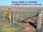 Using GNSS to establish
