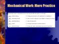 Mechanical Work: More Practice PowerPoint PPT Presentation