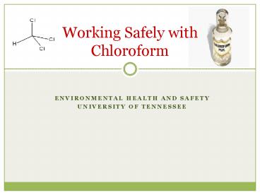 Environmental Health and safety