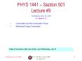 PHYS 1441-501, Summer 2004 PowerPoint PPT Presentation