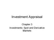 Investment Appraisal