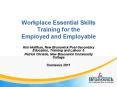 Workplace Essential Skills Training for the Employed and Employable PowerPoint PPT Presentation