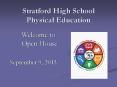 Stratford High School Physical Education PowerPoint PPT Presentation