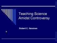 Teaching Science Amidst Controversy