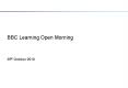 BBC Learning Open Morning PowerPoint PPT Presentation