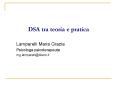 DSA tra teoria e pratica PowerPoint PPT Presentation