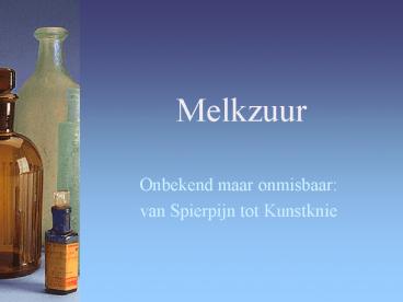 Melkzuur