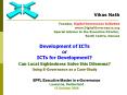 Development of ICTs