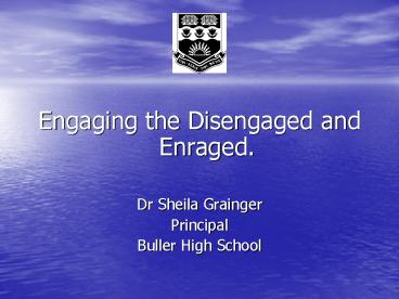 Engaging the Disengaged and Enraged.