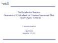 The Kulinkovich Reaction: PowerPoint PPT Presentation