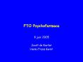 FTO Psychofarmaca PowerPoint PPT Presentation