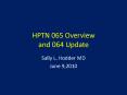 HPTN 065 Overview and 064 Update PowerPoint PPT Presentation