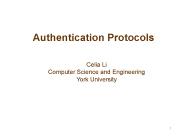 Authentication Protocols